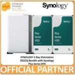 SYNOLOGY 2-Bay Diskstation DS223J Bundle with Synology HAT3300 2 x 8TB